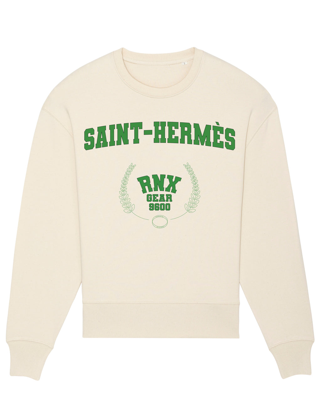 NATURAL RAW SAINT HERMES OVERSIZED SWEATER