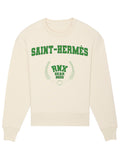 NATURAL RAW SAINT HERMES OVERSIZED SWEATER