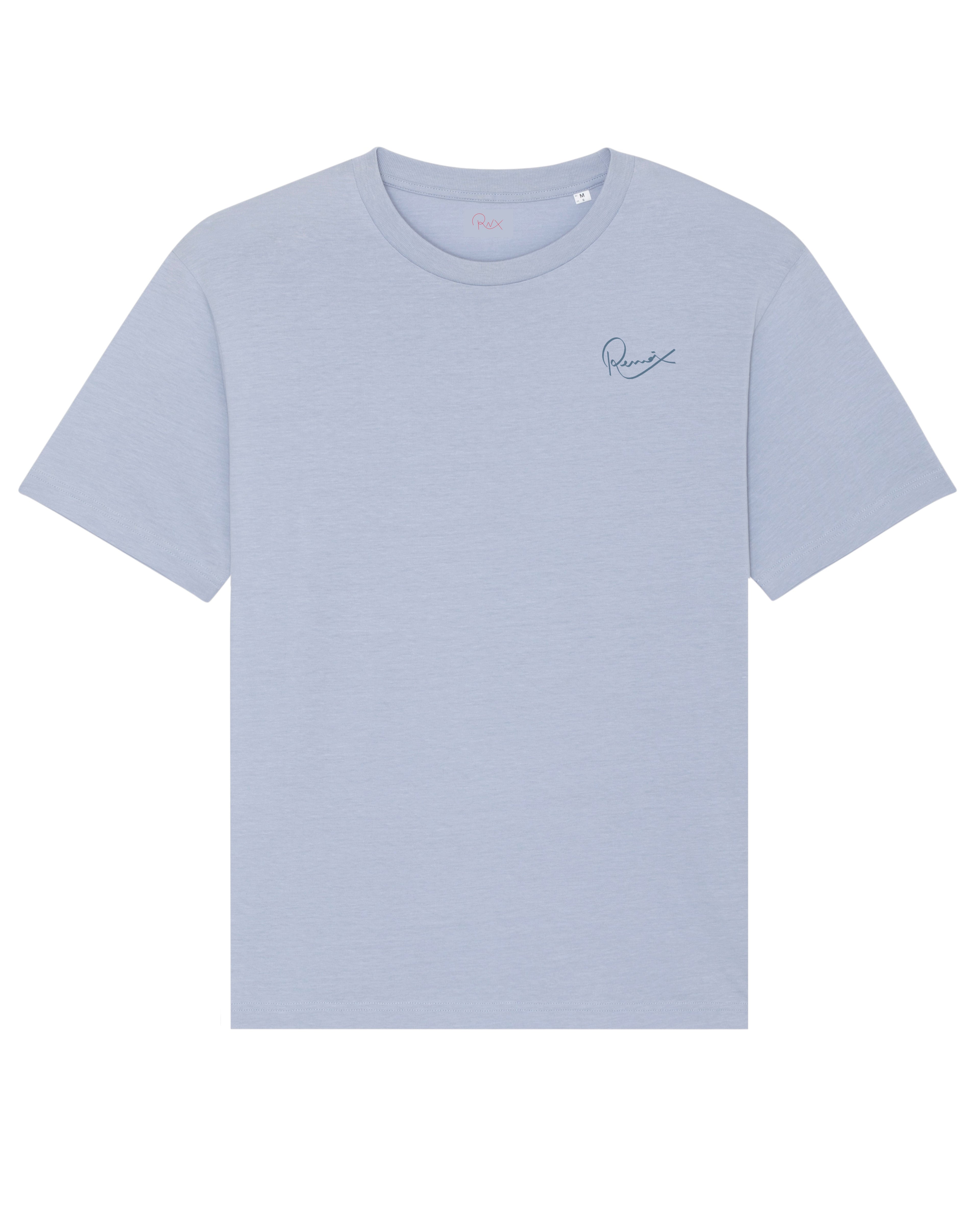 SERENE BLUE - BOX-FIT T-SHIRT - RENAIX LOGO