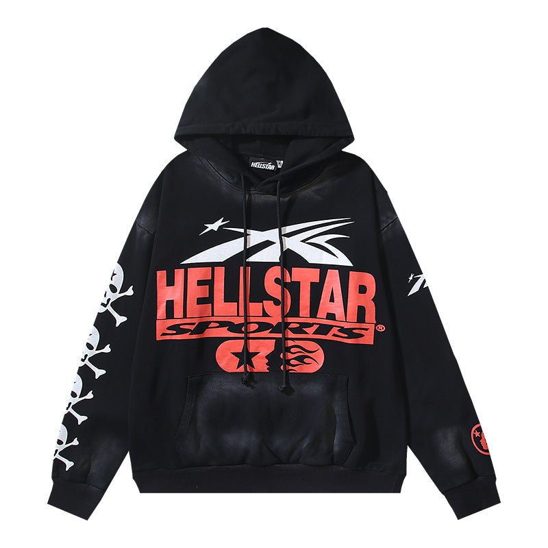 Hellstar Hoodie & Pants Wash Water Make Old Hoodies Sweater Trousers