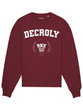 BURGUNDY DECROLY OVERSIZED SWEATER