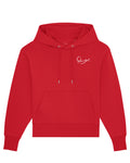 RED - RELAXED HOODIE SWEATSHIRT RENAIX LOGO