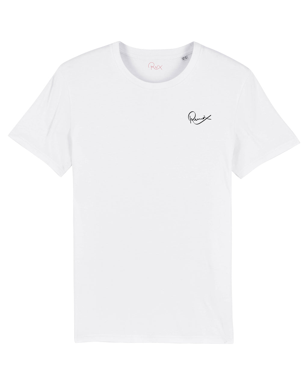 WHITE - STRAIGHT FIT T-SHIRT - RENAIX LOGO