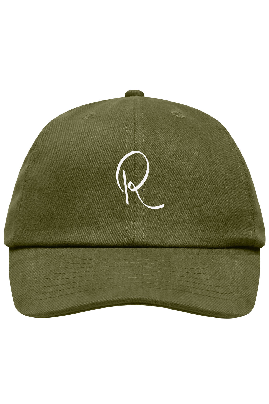 OLIVE GREEN - SNAPBACK CAP - R LOGO