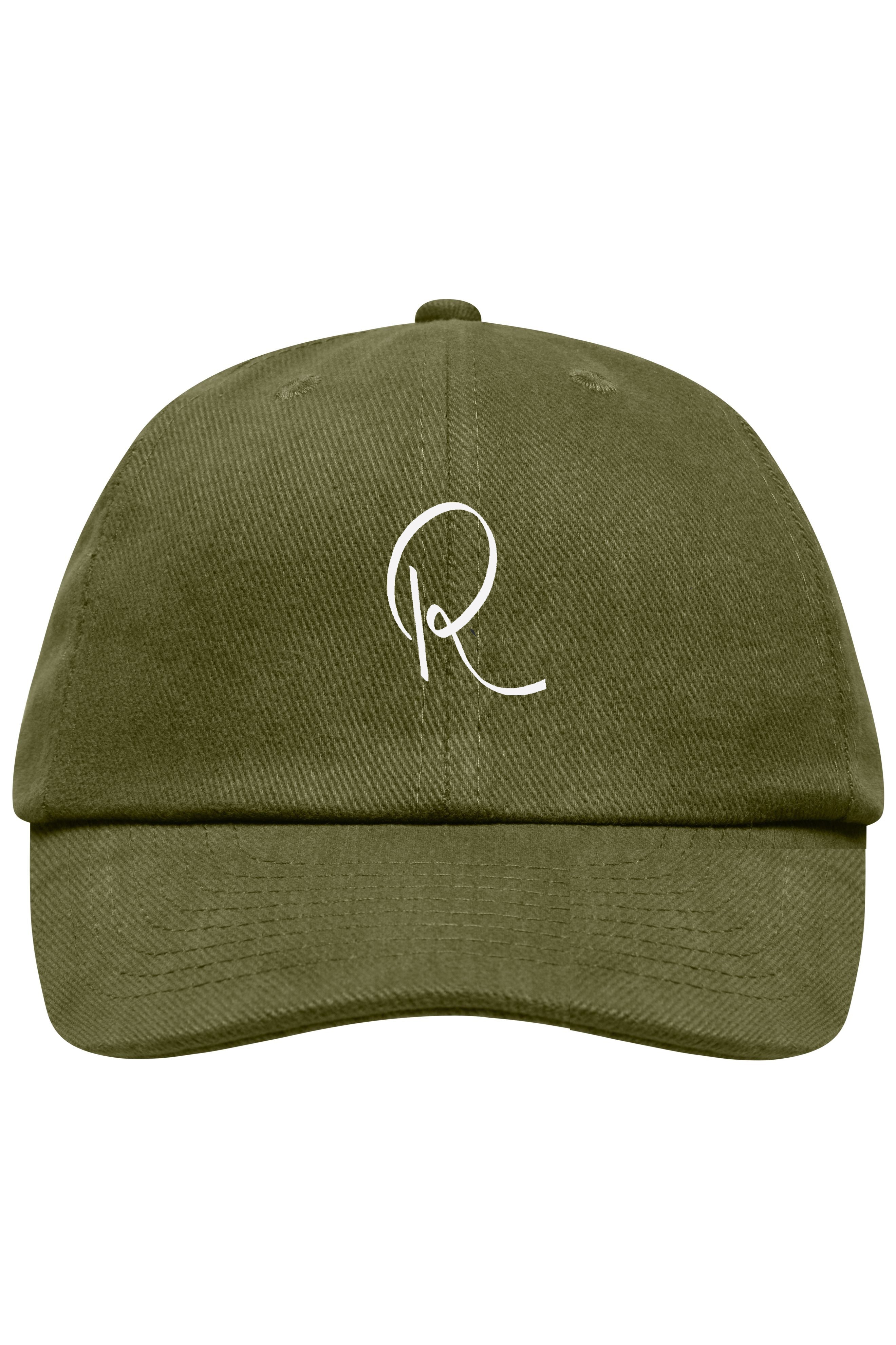OLIVE GREEN - SNAPBACK CAP - R LOGO